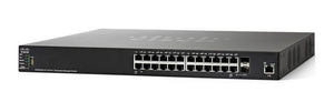 SG350X-24PD-K9-NA - Cisco SG350X-24PD Stackable Managed Switch, 20 Gigabit PoE+ with 4 2.5G PoE+ and 2 10Gig/10Gig SFP+ Combo Ports, 375w PoE - New
