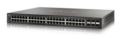 SG350X-48P-K9-NA - Cisco SG350X-48P Stackable Managed Switch, 48 Gigabit PoE+ with 2 10Gig/10Gig SFP+ Combo and 2 SFP+ Ports, 382w PoE - New