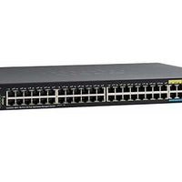 SG350X-48PV-K9-NA - Cisco SG350X-48PV Stackable Managed Switch, 40 Gigabit PoE+ with 8 5Gig PoE+ and 4 10Gig Ports, 740w PoE - Refurb'd