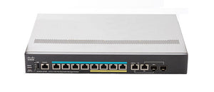 SG350X-8PMD-K9-NA - Cisco SG350X-8PMD Stackable Managed Switch, 8 2.5G PoE+ and 2 10Gig/10Gig SFP+ Combo Ports, 240w PoE - Refurb'd
