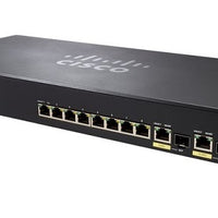 SG355-10P-K9-NA - Cisco Small Business SG355-10P Managed Switch, 8 Gigabit Ehternet and 2 Gigabit SFP Combo Ports, 62w PoE - New