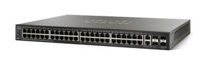 SG500-52P-K9-NA - Cisco SG500-52P Stackable Managed Switch, 48 Gigabit PoE+ and 4 Gigabit Ethernet Ports, 375w PoE - New