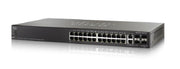 SG500X-24-K9-NA - Cisco SG500X-24 Stackable Managed Switch, 24 Gigabit and 4 10Gig Ethernet SFP+ Ports - New