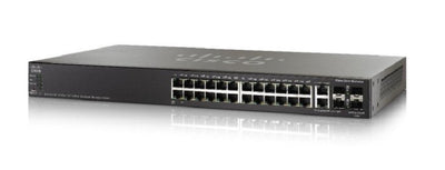 SG500X-24MPP-K9-NA - Cisco SG500X-24MPP Stackable Managed Switch, 24 Gigabit and 4 10Gig Ethernet SFP+ Ports, 740 PoE - Refurb'd