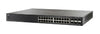 SG500X-24P-K9-NA - Cisco SG500X-24P Stackable Managed Switch, 24 Gigabit and 4 10Gig Ethernet SFP+ Ports, 375 PoE - New