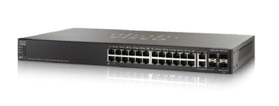 SG550X-24MP-K9-NA - Cisco SG550X-24MP Stackable Managed Switch, 24 Gigabit PoE+ and 4 10Gig Ethernet Ports, 382w PoE - Refurb'd