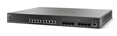 SG550XG-8F8T-K9-NA - Cisco SG550X-8F8T Stackable Managed Switch, 8 10Gig Ethernet 10GBase-T and 8 10Gig Ethernet SFP+ Ports - New