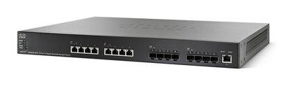 SG550XG-8F8T-K9-NA - Cisco SG550X-8F8T Stackable Managed Switch, 8 10Gig Ethernet 10GBase-T and 8 10Gig Ethernet SFP+ Ports - Refurb'd