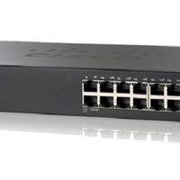 SLM2016T-NA - Cisco SG200-18 Small Business Smart Switch, 16 Gigabit/2 Combo Mini GBIC Ports - New