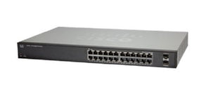 SLM2024PT-NA - Cisco SG200-26P Small Business Smart Switch, 24 Gigabit/2 Combo Mini GBIC Ports, PoE - Refurb'd