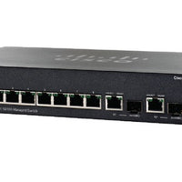 SRW208G-K9-NA - Cisco Small Business SF302-08 Managed Switch, 8 10/100 and 2 Combo Mini GBIC Ports - Refurb'd