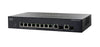 SRW208MP-K9-NA - Cisco Small Business SF302-08MP Managed Switch, 8 Port 10/100 w/Gigabit Uplinks, 124w PoE - Refurb'd
