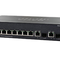 SRW208P-K9-NA - Cisco Small Business SF302-08P Managed Switch, 8 Port 10/100 w/Gigabit Uplinks, 62w PoE - Refurb'd