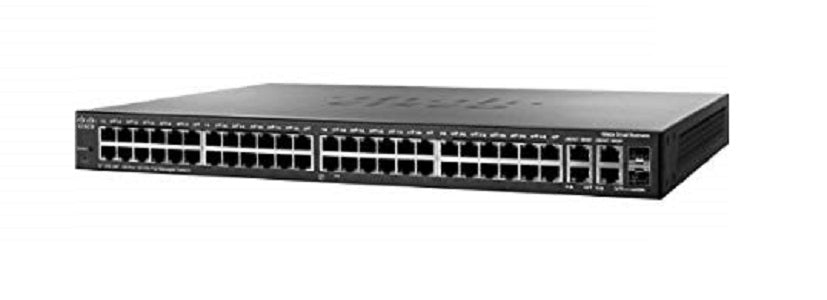 SRW248G4P-K9-NA - Cisco Small Business SF300-48 Managed Switch, 48 Port 10/100 w/Gigabit Uplinks, 375w PoE - New