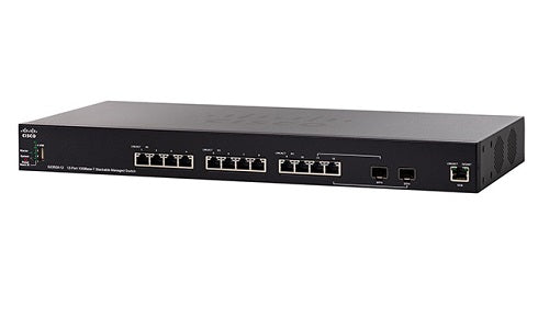SX350X-12-K9-NA - Cisco SX350X-12 Stackable Managed Switch, 12 10GBase-T and 2 10Gig SFP+ Ports - Refurb'd