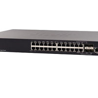 SX350X-24-K9-NA - Cisco SX350X-24 Stackable Managed Switch, 24 10GBase-T and 4 10Gig SFP+ Ports - New