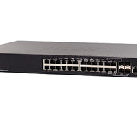 SX350X-24-K9-NA - Cisco SX350X-24 Stackable Managed Switch, 24 10GBase-T and 4 10Gig SFP+ Ports - Refurb'd