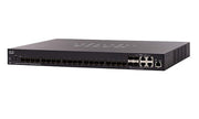 SX350X-24F-K9-NA - Cisco SX350X-24F Stackable Managed Switch, 24 10Gig SFP+ and 4 10GBase-T Ports - Refurb'd