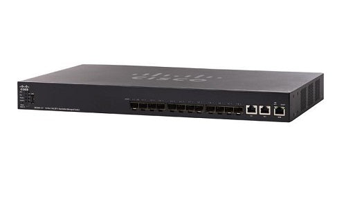 SX550X-12F-K9-NA - Cisco SX550X-12F Stackable Managed Switch, 12 10Gig Ethernet SFP+ and 2 10Gig Ethernet 10GBase-T Ports - Refurb'd