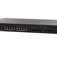 SX550X-16FT-K9-NA - Cisco SG550X-16FT Stackable Managed Switch, 8 10Gig Ethernet 10GBase-T and 8 10Gig Ethernet SFP+ Ports - New