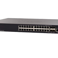 SX550X-24-K9-NA - Cisco SG550X-24 Stackable Managed Switch, 24 10Gig Ethernet 10GBase-T and 4 10Gig Ethernet SFP+ Ports - New