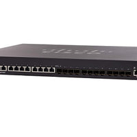 SX550X-24FT-K9-NA - Cisco SG550X-24FT Stackable Managed Switch, 12 10Gig Ethernet 10GBase-T and 12 10Gig Ethernet SFP+ Ports - New