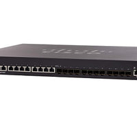 SX550X-24FT-K9-NA - Cisco SG550X-24FT Stackable Managed Switch, 12 10Gig Ethernet 10GBase-T and 12 10Gig Ethernet SFP+ Ports - Refurb'd