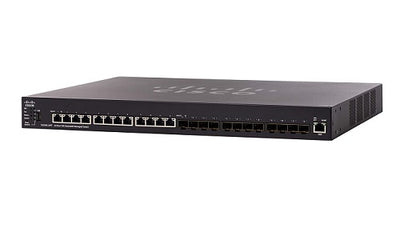 SX550X-24FT-K9-NA - Cisco SG550X-24FT Stackable Managed Switch, 12 10Gig Ethernet 10GBase-T and 12 10Gig Ethernet SFP+ Ports - Refurb'd