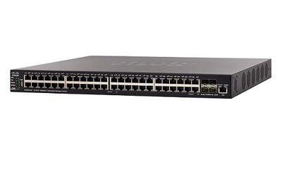 SX550X-52-K9-NA - Cisco SG550X-52 Stackable Managed Switch, 48 10Gig Ethernet 10GBase-T and 4 10Gig Ethernet SFP+ Ports - New