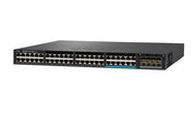 WS-C3650-12X48FD-E - Cisco Catalyst 3650 Switch 48 Port PoE (36 1Gig/12 mGig), 2 x 10G Uplink, IP Services - Refurb'd