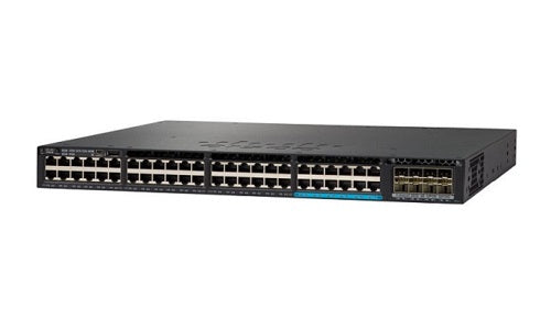 WS-C3650-12X48FD-L - Cisco Catalyst 3650 Switch 48 Port PoE (36 1Gig/12 mGig), 2 x 10G Uplink, LAN Base - New