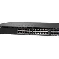 WS-C3650-24PD-L - Cisco Catalyst 3650 Switch 24 Port PoE+, 2 x 10G Fixed Uplink, LAN Base - New