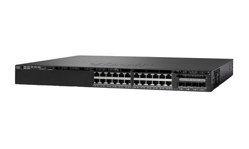 WS-C3650-24PD-L - Cisco Catalyst 3650 Switch 24 Port PoE+, 2 x 10G Fixed Uplink, LAN Base - New