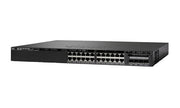 WS-C3650-24PD-L - Cisco Catalyst 3650 Switch 24 Port PoE+, 2 x 10G Fixed Uplink, LAN Base - Refurb'd