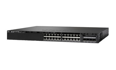 WS-C3650-24PD-L - Cisco Catalyst 3650 Switch 24 Port PoE+, 2 x 10G Fixed Uplink, LAN Base - Refurb'd