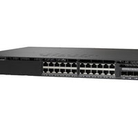 WS-C3650-24PD-S - Cisco Catalyst 3650 Switch 24 Port PoE+, 2 x 10G Fixed Uplink, IP Base - Refurb'd