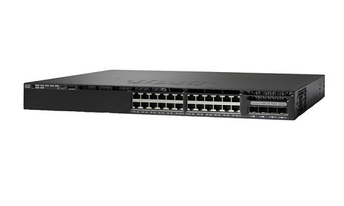 WS-C3650-24PD-S - Cisco Catalyst 3650 Switch 24 Port PoE+, 2 x 10G Fixed Uplink, IP Base - Refurb'd