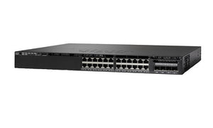 WS-C3650-24PD-S - Cisco Catalyst 3650 Switch 24 Port PoE+, 2 x 10G Fixed Uplink, IP Base - Refurb'd