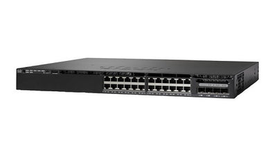 WS-C3650-24PDM-L - Cisco Catalyst 3650 Switch 24 Port PoE+, 2 x 10G Fixed Uplink, Fixed 640w PSU, LAN Base - Refurb'd