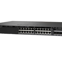WS-C3650-24PS-E - Cisco Catalyst 3650 Switch 24 Port PoE+, 4 x 1G Fixed Uplink, IP Services - New