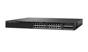 WS-C3650-24PS-E - Cisco Catalyst 3650 Switch 24 Port PoE+, 4 x 1G Fixed Uplink, IP Services - Refurb'd