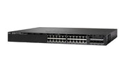 WS-C3650-24PS-L - Cisco Catalyst 3650 Switch 24 Port PoE+, 4 x 1G Fixed Uplink, LAN Base - Refurb'd