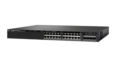 WS-C3650-24PS-L - Cisco Catalyst 3650 Switch 24 Port PoE+, 4 x 1G Fixed Uplink, LAN Base - Refurb'd