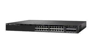 WS-C3650-24PS-L - Cisco Catalyst 3650 Switch 24 Port PoE+, 4 x 1G Fixed Uplink, LAN Base - Refurb'd