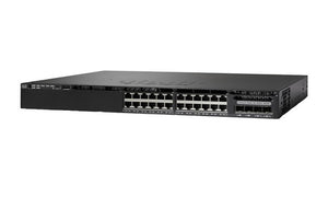WS-C3650-24PS-S - Cisco Catalyst 3650 Switch 24 Port PoE+, 4 x 1G Fixed Uplink, IP Base - Refurb'd