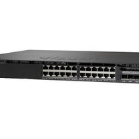 WS-C3650-24PWD-S - Cisco Catalyst 3650 Switch 24 Port PoE Bundle, 2 x 10G Uplink, w/5 AP licenses, IP Base - Refurb'd