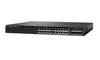 WS-C3650-24PWS-S - Cisco Catalyst 3650 Switch 24 Port PoE Bundle, 4 x 1G Fixed Uplink, w/5 AP licenses, IP Base - Refurb'd