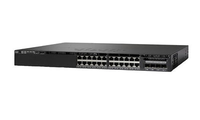 WS-C3650-24TD-S - Cisco Catalyst 3650 Switch 24 Port Data, 2 x 10G Uplink, IP Base - Refurb'd
