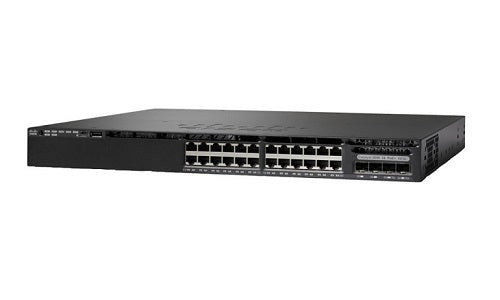 WS-C3650-24TS-E - Cisco Catalyst 3650 Switch 24 Port Data, 4 x 1G Uplink, IP Services - Refurb'd