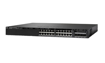 WS-C3650-24TS-E - Cisco Catalyst 3650 Switch 24 Port Data, 4 x 1G Uplink, IP Services - Refurb'd